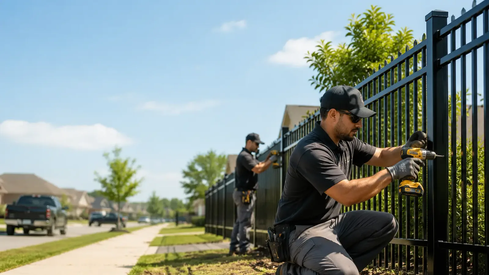 Metal Fence Installation in Noble, IL